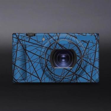 Imagem de Película protetora de vinil antirriscos para câmera película protetora para Sony ZV-1 II Mark II (azul cruzado)