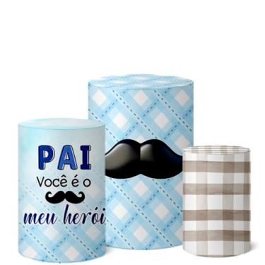 Imagem de Trio Capas Cilindro Decoração Festa Dia dos Pais (CLPAI0020)