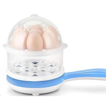 Imagem de Cozedor Ovos Ovo Vapor Dois Andares Fritadeira Elétrica 220V - Panelov