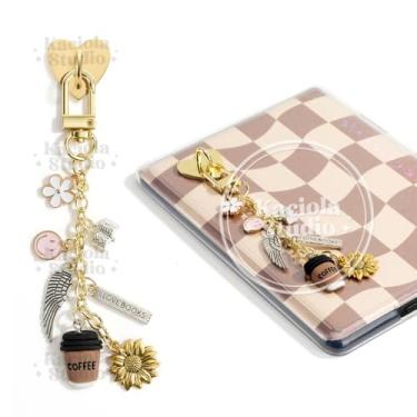 Imagem de Kaciola Correntes de berloque para Kindle, pulseiras fofas para telefone E-reader acessórios presente para leitores amantes de livros mulheres e homens, pingentes compatíveis com Kindle/E-Reader