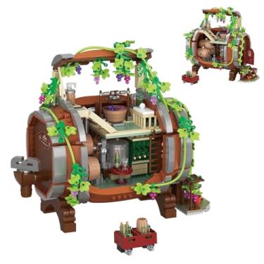 Imagem de DAHONPA Conjunto De Blocos De Construção De Arquitetura Flower Wine House (1022 Peças), Modelos De Casas Criativas, Presentes Para Crianças E Adultos