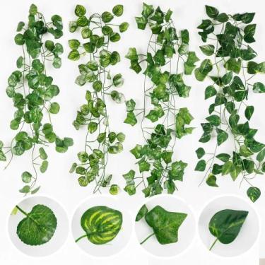 Imagem de Planta Trepadeira Artificial para Decorações  Plantas para Decoração d