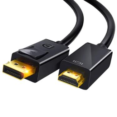 Imagem de Cabo Displayport Para HDMI 1.8 Metros 4k Video Full Hd