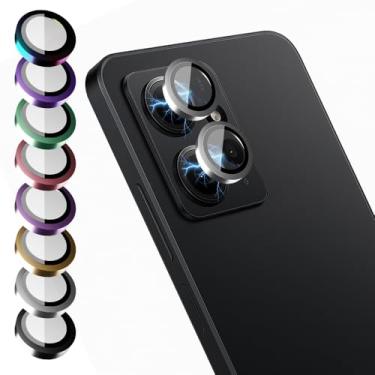 Imagem de Película de Vidro 3D 9D Compatível ¨Xiaomi REDMI NOTE 12 4G Luxo Liso Protetor de Câmera Lente Traseira (DOURADO)