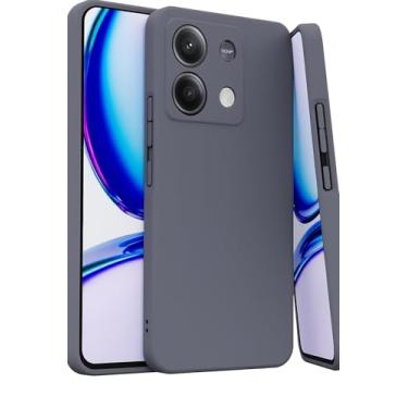 Imagem de Capa Capinha PREMIUM Compatível Motorola Moto Edge 60 e Edge 60 Fusion Silicone Macio Interior Veludo - Proteção De Câmera (Cinza)