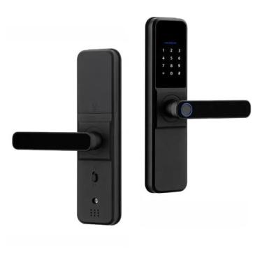 Imagem de Fechadura Digital Biométrica Beluni Black WP Smart TTLock 469