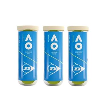 Imagem de Bola de Tênis Dunlop Australian Open - 3 Tubos