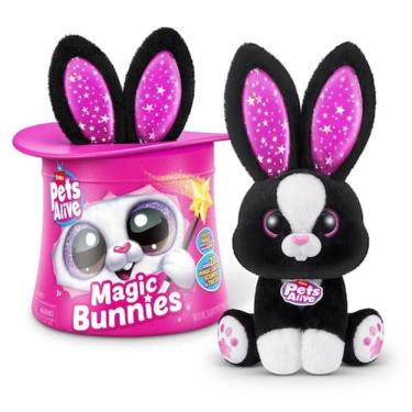Imagem de Pelúcia Interativa Pets Alive Magic Bunnies Preto - Candide