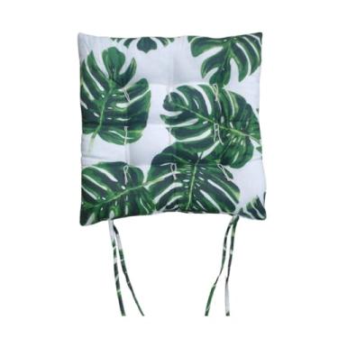 Imagem de Kit 6 peças Almofadas de cetim estampadas com fivelas Almofadas para cadeiras(EST 04)