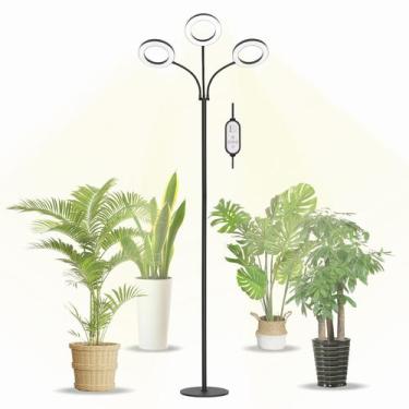 Imagem de LED de espectro completo Grow Light Geciliaoran para plantas de interi