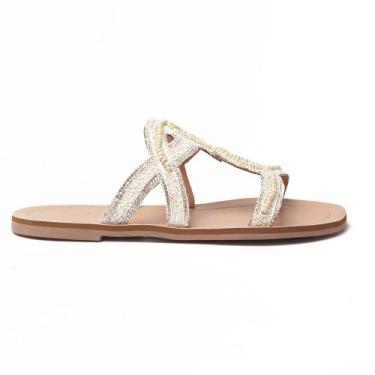 Imagem de Sandália Flat Sapato da Corte Predraria Noiva, S off white, 35