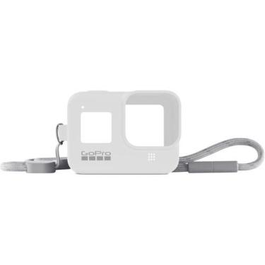 Imagem de Capa De Silicone + Cordão Para Gopro Hero 8 -  Branco
