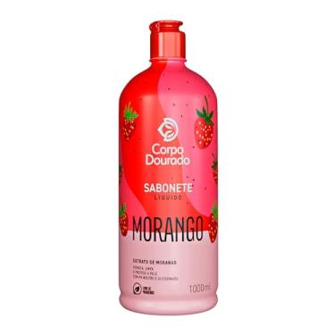 Imagem de Corpo Dourado Sabonete Líquido | Limpeza e Hidratação | Morango 1L