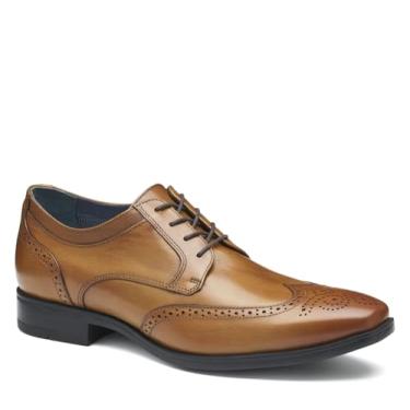 Imagem de Johnston & Murphy Gibbons Wingtip Oxford masculino, Bronzeado, 42