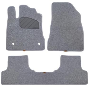 Imagem de Tapete Automotivo Para Renault Kardian Evolution Techno Premiere 2024 2025 de Capacho Vinil 3 Peças Porteção Assoalho Cor Cinza