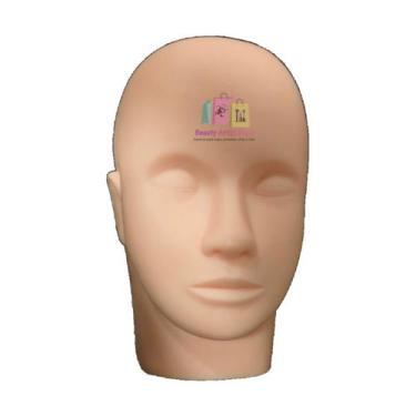 Imagem de Cabeça de manequim para prática de cílios e maquiagem - Lightbek Offic