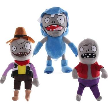 Imagem de Plantas VS. Zumbis 12 PVZ Stuffed Pelúcia Brinquedo 8" Alto para C - H
