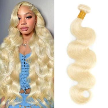 Imagem de Extensões de cabelo VICYAO 613 Blonde Human Hair, pacote de 30 cm x1