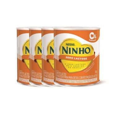 Imagem de Kit 4 Ninho Composto Lácteo Zero Lactose Lata 700g
