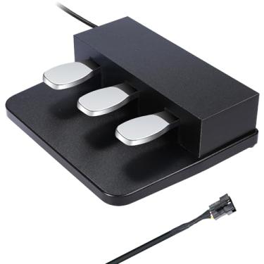 Imagem de Zreephy Unidade De 3 Pedais Para Pianos Digitais, Mesa Portátil Compatível Com Teclados Piano Casio Px110 Px120 Px130 Px310 Px320 Px330 Px575 (Preto)