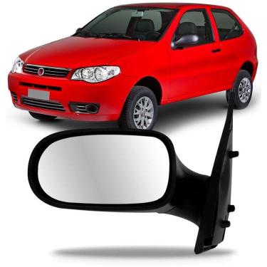 Imagem de Retrovisor Palio 2 Portas 2008 2009 2010 2011 Sem Controle