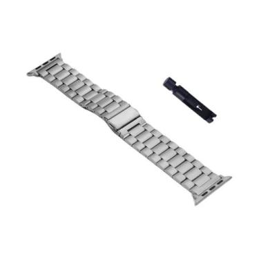 Imagem de Pulseira De Aço Inoxidável De 46mm 49mm Para Apple Watch Ultra, Bracel