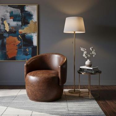 Imagem de Poltrona Decorativa Sala Estar Orgânica Beatriz material sintético Wis