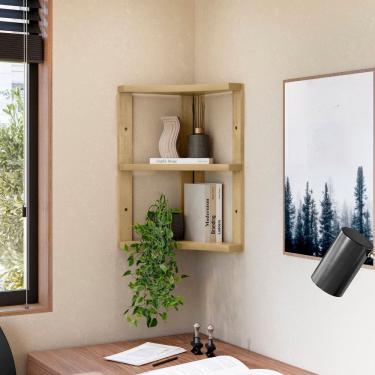 Imagem de Prateleira de Canto Suspensa Prisma Cinamomo