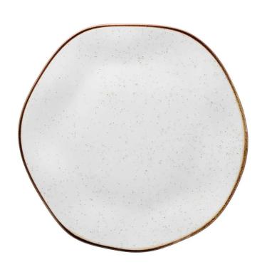 Imagem de Prato Raso de Jantar Ryo Maresia em Porcelana Decorada 27,5cm