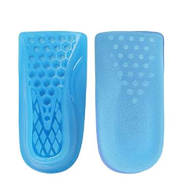 Imagem de Almofadas de salto para aumento de meia altura, palmilha para elevação do sapato, almofada metatarsal para fascite plantar, dor no calcanhar, esporão ósseo, suporte do arco, comprimento da perna