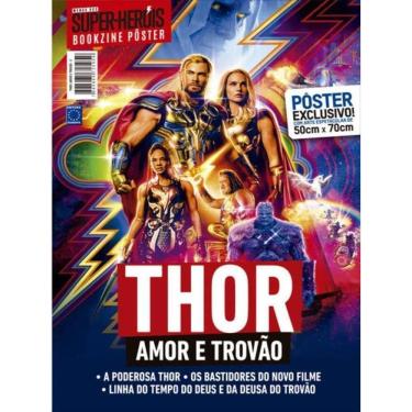 Imagem de Superpôster Mundo Dos Super-Heróis - Thor Amor E Trovão - Arte C