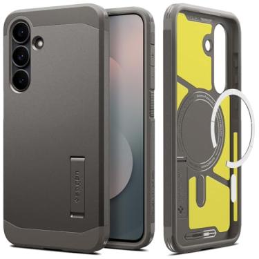 Imagem de Spigen Capa para Galaxy S25 FE, Tough Armor MagFit (2025) [Proteção de nível militar] - Gunmetal