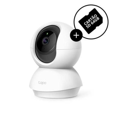 Imagem de Câmera de Segurança TAPO C210 TP-Link Wi-Fi IP 360º 3MP com Cartão 64G