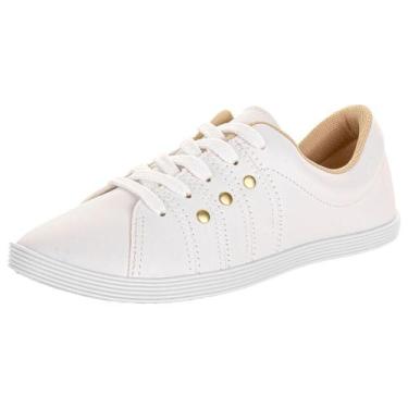 Imagem de Tênis feminino casual beira rio 4205152, Branco, 36