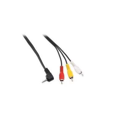Imagem de Cabo Av Multi-Uso Rca3 Para Filmadoras Com 1,8M Pearstone