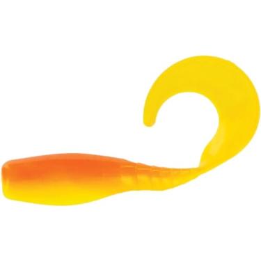 Imagem de Big Bite Baits 5 cm Curly Tail Crappie MINNR/Laranja/Chartreuse (pacote com 10)