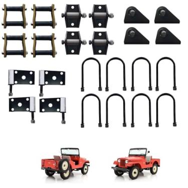 Imagem de Kit de Suporte Feixe Mola Ford Willys Canela Grossa Sistema Original
