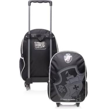 Imagem de kit Mochila Rodinha e lancheira Infantil Vasco