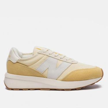 Imagem de Tênis New Balance 370v1 Unissex, Amarelo, 39