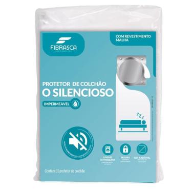 Imagem de Protetor De Colchão Impermeável Casal Fibrasca O Silencioso
