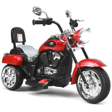 Imagem de Moto Elétrica Infantil a Bateria 6V com Sons e Luzes, Idade Rec 3 a 6 Anos, OLAKIDS, Ve...