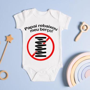 Imagem de Body Personalizado Bebê Papai Rebaixou Meu Berço - Baby da Moda