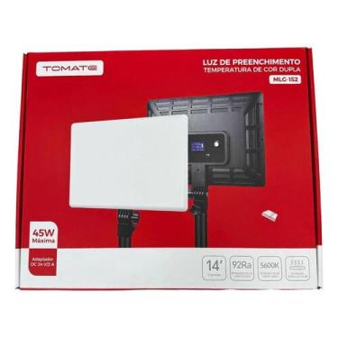 Imagem de LUZ DE PREENCHIMENTO 14" DE COR DUPLA 45W TOMATE MLG-152 - Iluminação 