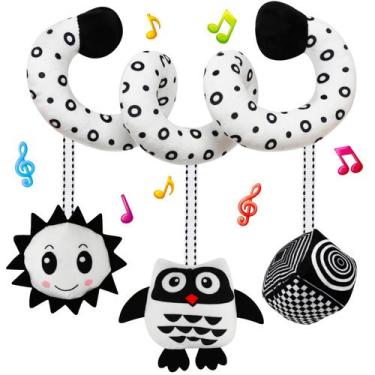 Imagem de Brinquedo para bebês FQKIOMY Sensory Infant Hanging Cadeirinha e carri