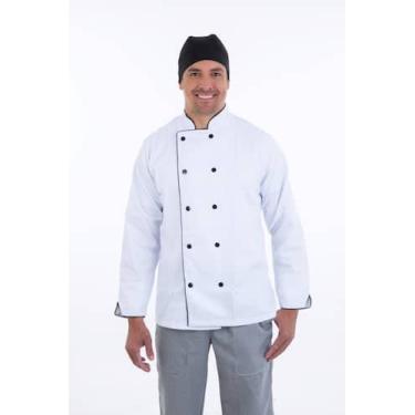 Imagem de Dolmã com Vivo Preto - EBT Uniformes, XG