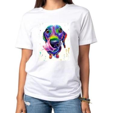 Imagem de TshirtDachshund - Salsicha - 2  aquarela - cão - cachorro - Camiseta B