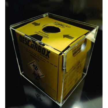 Imagem de Caixa Em Acrilico P/ Coletor 7l Descarpack/perfurocortante - Rick Acri