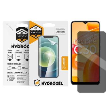 Imagem de Película para Realme C30 - Privacidade Hydrogel - Gshield