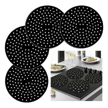 Imagem de 2X Kit 4 Protetor De Fogão De Indução Descanso De Panela 18,