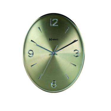 Imagem de Relógio De Parede Em Alumínio Dourado Herweg 4610